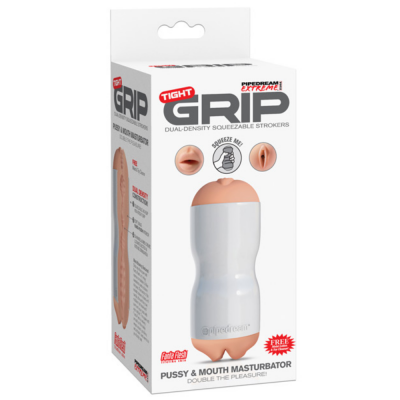 Pipedream Extreme Toyz Tight Grip Dual Density Squeezable Strokers Pussy Mouth