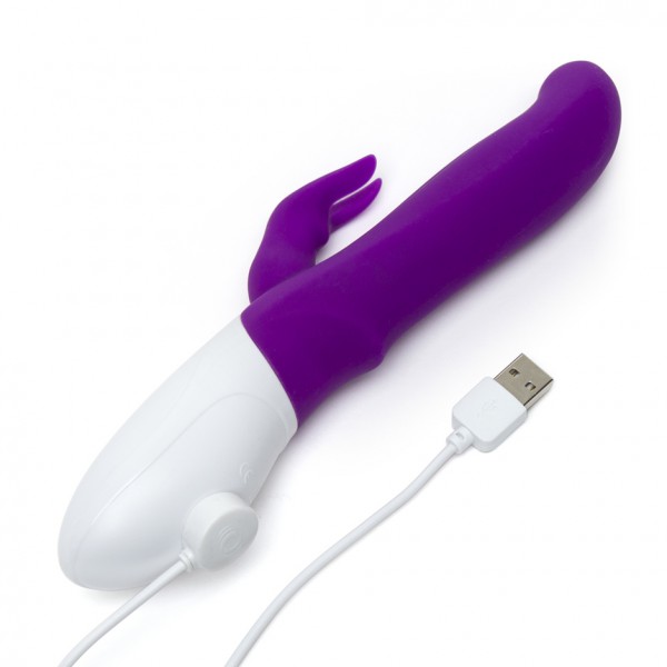 Lovehoney Hot Stuff Warming G-Spot Rechargeable Rabbit Vibrator