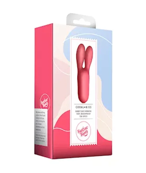 Rocks Off Sugarboo Coral Kiss Twin Clitoral Vibrator — image 6 of 6