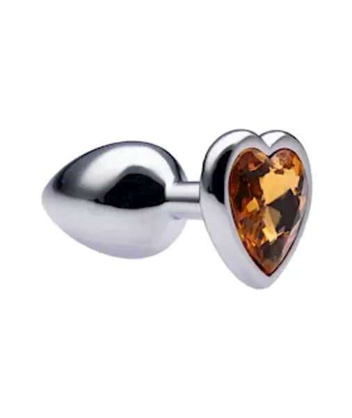 Kink Range Alloy Love Heart Gemmed Butt Plug - 2.7 Inch — image 4 of 6