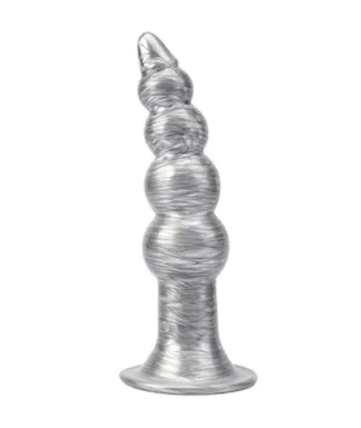 Beaded Metallic Butt Plug — image 8 of 12