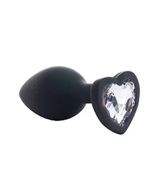 Kinki Silicone Love Heart Gemmed Butt Plug — image 3 of 3