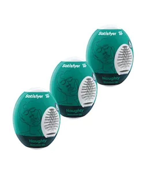 Satisfyer Masturbator Eggs - Set Of 3 - Naughty — image 4 of 4