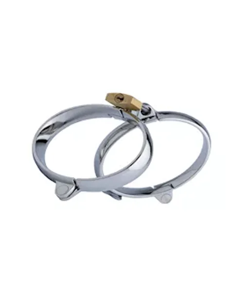 Kink Range Cuffs With Padlock - 2.1 Inch — image 2 of 2