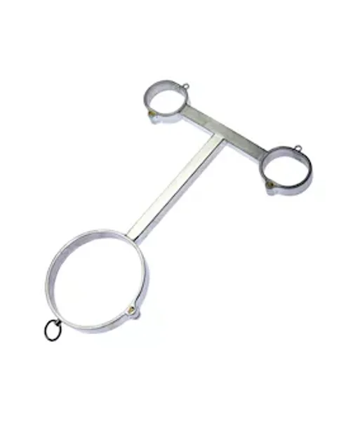 Kink Range Neck And Hand Cuffs - Small — image 4 of 6
