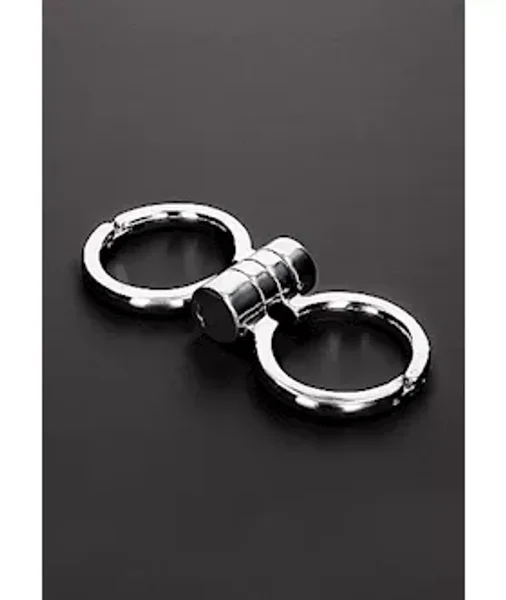 Folding Hamburg 8 Handcuffs - Large — image 5 of 6