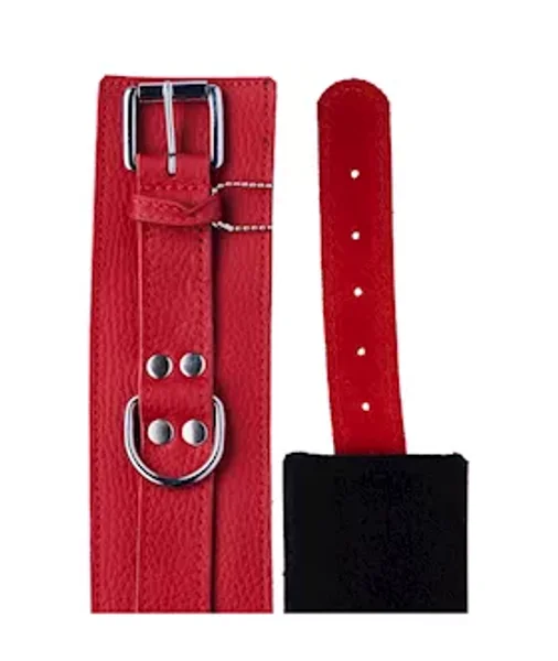 Bound X Textured Leather Wrist Cuff With Fur Lining — image 16 of 16