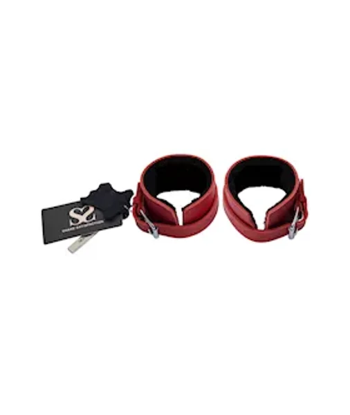 Bound X Textured Leather Wrist Cuff With Fur Lining — image 14 of 16