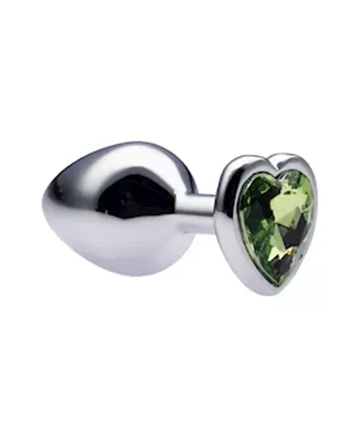 Kink Range Alloy Love Heart Gemmed Butt Plug - 3.2 Inch — image 11 of 22