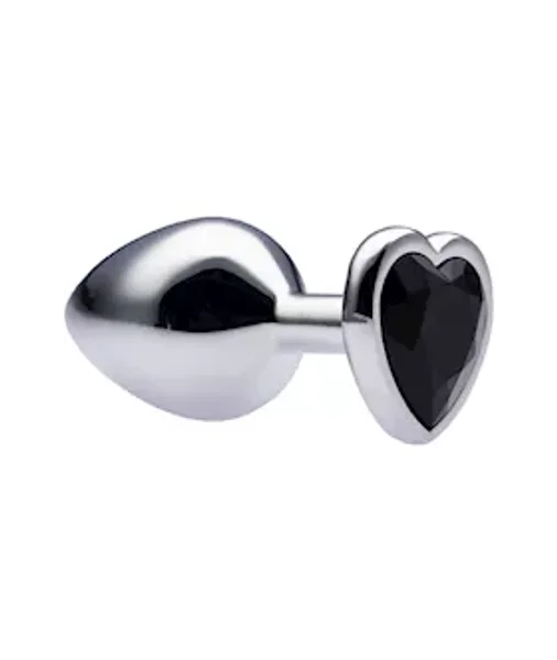 Kink Range Alloy Love Heart Gemmed Butt Plug - 3.2 Inch — image 17 of 22
