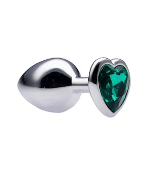 Kink Range Alloy Love Heart Gemmed Butt Plug - 3.2 Inch — image 20 of 22