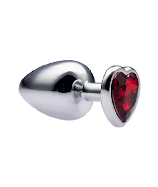Kink Range Alloy Love Heart Gemmed Butt Plug - 3.7 Inch — image 5 of 7
