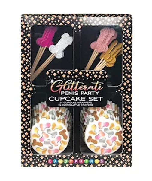 Glitterati Penis Cupcake Decorating Set — image 2 of 3
