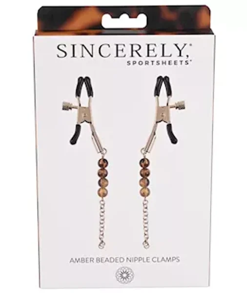 Amber Beaded Nipple Clamps — image 14 of 14
