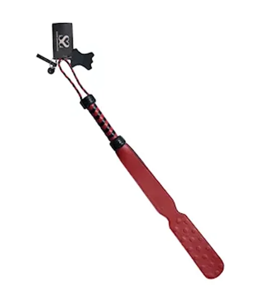 Bound X Leather Slapper With Spikes — image 3 of 4