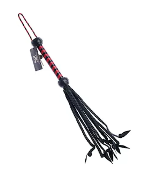 Bound X Braided Calf Leather Flogger — image 7 of 12
