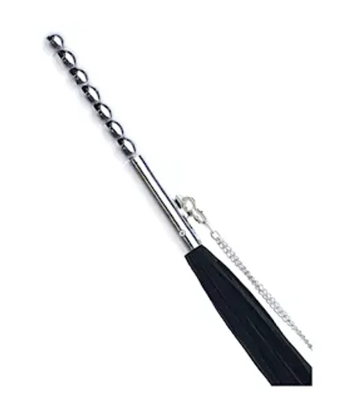 Bound X Suede Flogger With Metal Handle And Chain — image 8 of 9