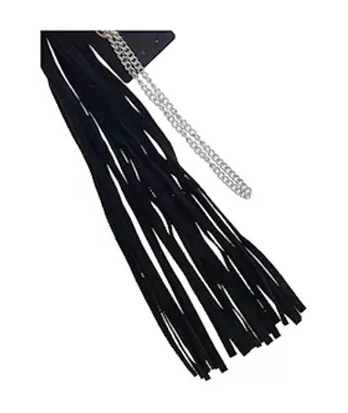 Bound X Suede Flogger With Thin Metal Handle And Chain — image 6 of 6