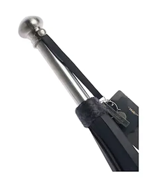 Bound X Heavy Duty Leather Flogger With Metal Handle — image 5 of 5