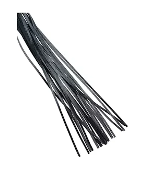 Bound X Textured Leather Flogger With Wooden Handle — image 6 of 6