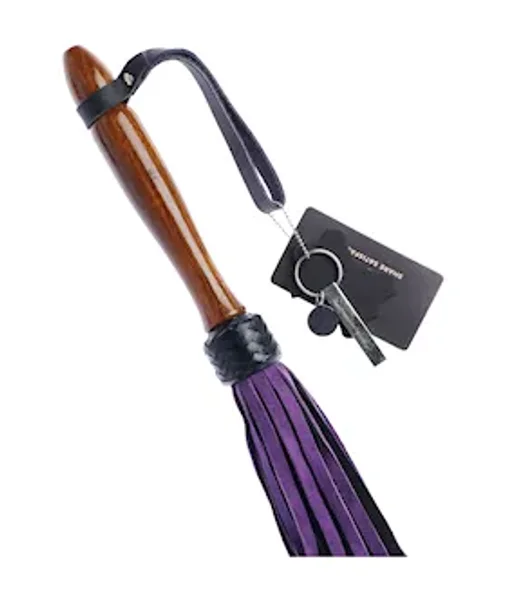 Bound X Suede Flogger With Wooden Handle — image 5 of 6
