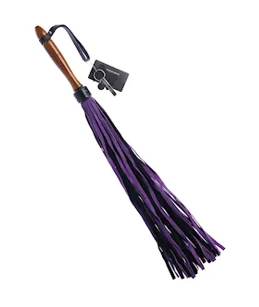 Bound X Suede Flogger With Wooden Handle — image 4 of 6