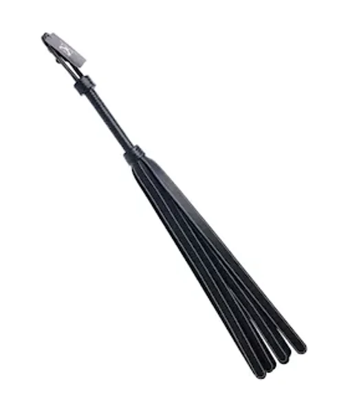 Bound X Saddle Leather Wide Tail Flogger — image 4 of 6