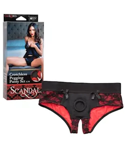 Scandal Crotchless Pegging Panty - L/xl — image 2 of 2