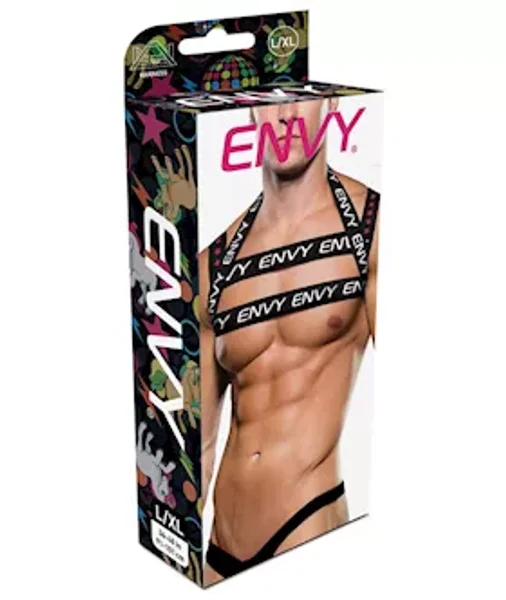 Envy Logo Harness Black/white Lxl Bx — image 6 of 6