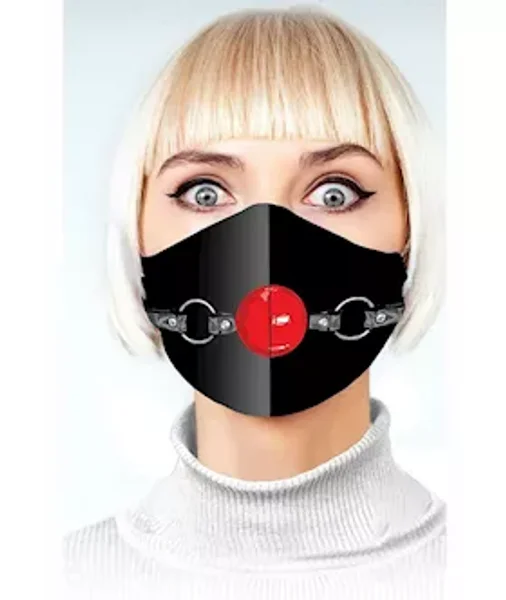Super Naughty Ball Gag Mask — image 2 of 2