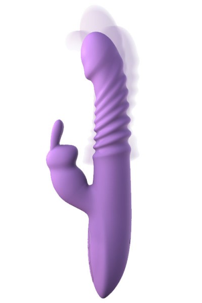 Pipedream Thrusting 9.5" Rabbit Vibrator With Heat Function