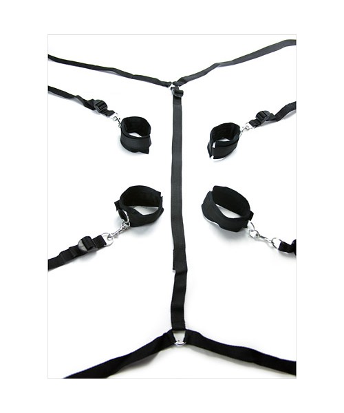 Soft touch bed restraint kit