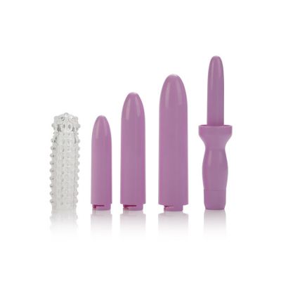 California Exotic Classic Vibrator with Dilator Sleeves 5 Pce Set