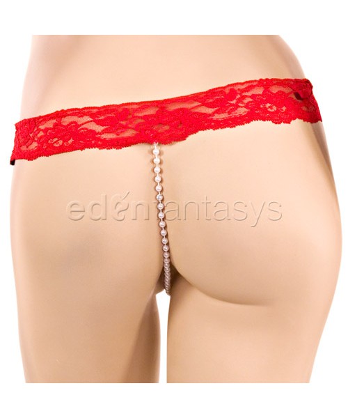 Pearl bra and g-string