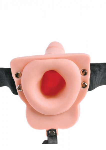Fetish Fantasy 6 Inch Hollow Rechargeable Strap-On with Remote — image 4 of 12