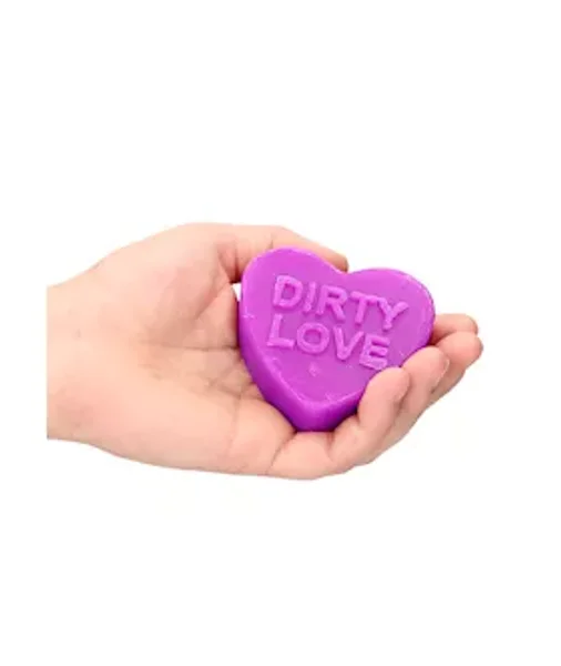Lavender Scented Heart Soap - Dirty Love — image 2 of 2