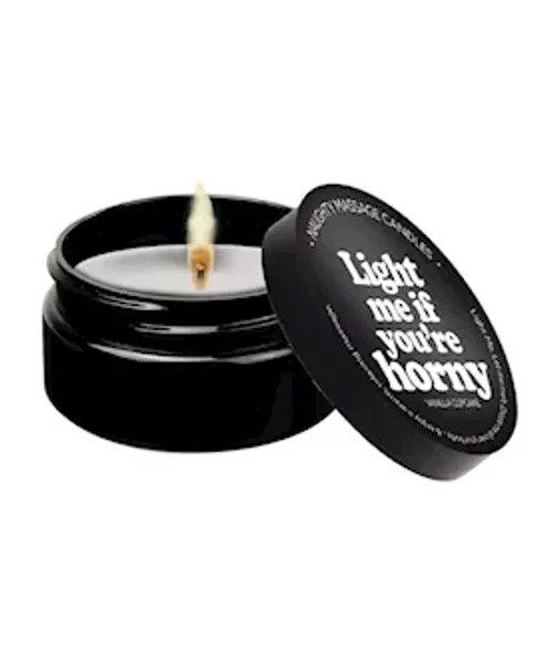 Kama Sutra 2 Oz Massage Candle Light Me If You Are Horny Vanilla Creme — image 2 of 2