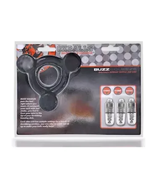 Buzz Squeeze Ballsack Intense Triple 360 Vibe Black — image 8 of 8