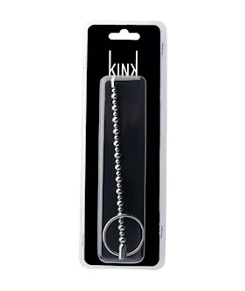 Kink Range Metal Ring Beaded Penis Plug - 6.8 Inch — image 4 of 4