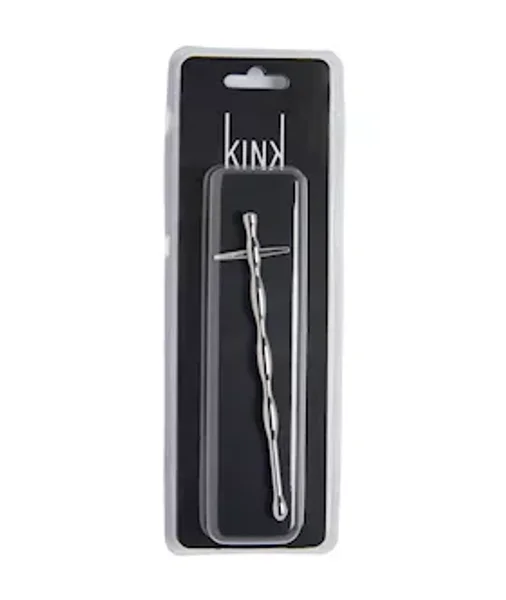 Kink Range Stainless Steel Ribbed Penis Plug - 5.9 Inch — image 4 of 4