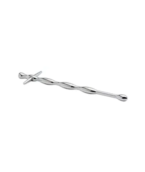 Kink Range Stainless Steel Ribbed Penis Plug - 5.9 Inch — image 3 of 4