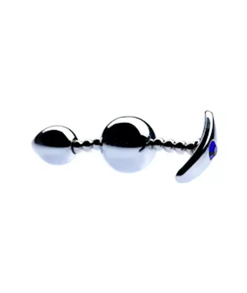 Kink Range Dual Bulb Metal Butt Plug - 4.7 Inch — image 2 of 2