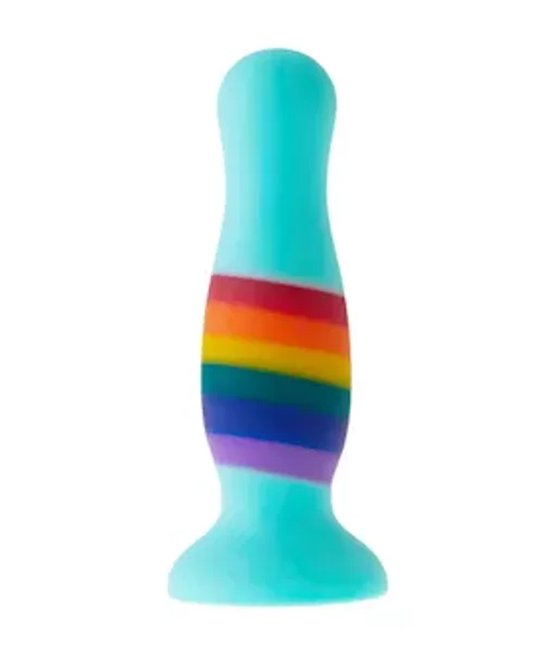 Play Rainbow Stripe Butt Plug — image 2 of 2