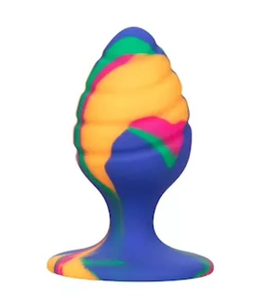 Cheeky Swirl Tie-dye Butt Plug — image 5 of 8