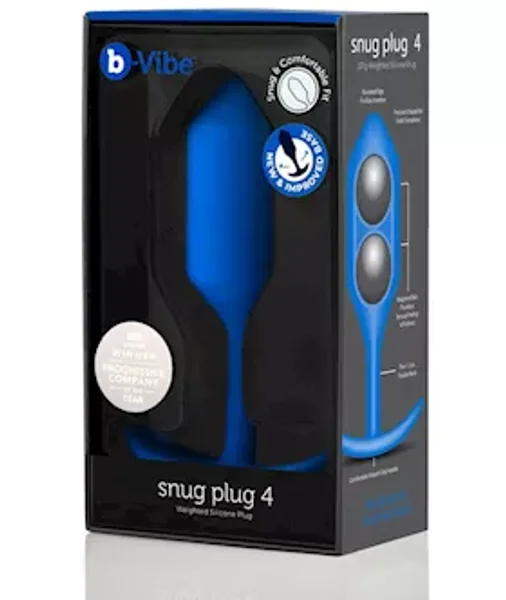 B-vibe Snug Plug 4 Navy — image 5 of 5