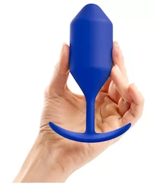 B-vibe Snug Plug 4 Navy — image 3 of 5