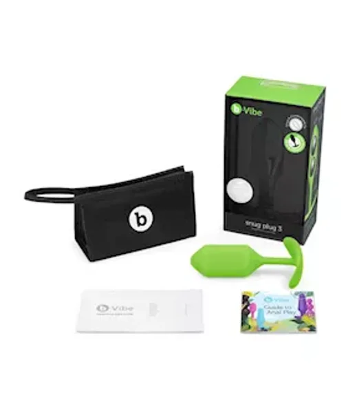 B-vibe Snug Plug 3 Lime — image 8 of 8