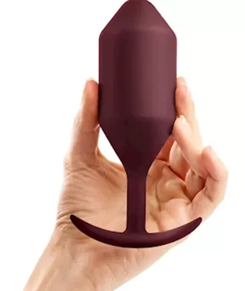B-vibe Snug Plug 5 Dark Red — image 6 of 8