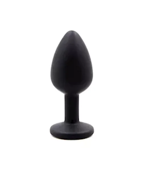 Gemmed Silicone Anal Plug - 2.8 Inch — image 2 of 2