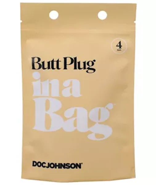 Butt Plug In A Bag 4 Inch Black — image 5 of 6